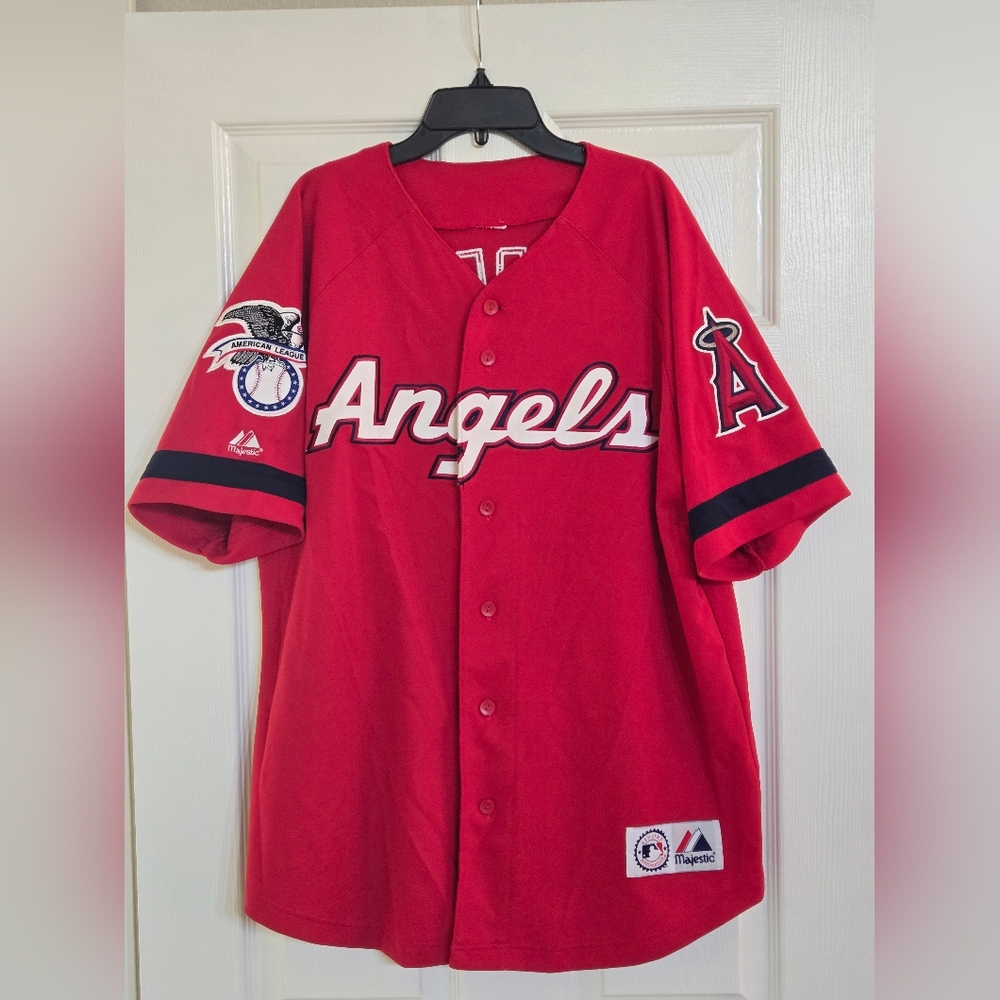 Vintage Y2K Majestic Anaheim Angels Vladimir Guerrero #27 Baseball Jersey MLB